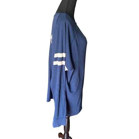 Express Waffle Knit Cotton Blend Pullover – Long Sleeve – Size XL - Picture 4 of 7